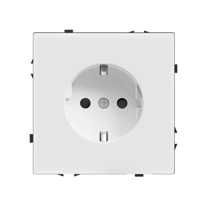 Prise de courant 16A – Europe type F – Blanc