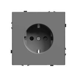 Prise de courant 16A – Europe type F – Gris