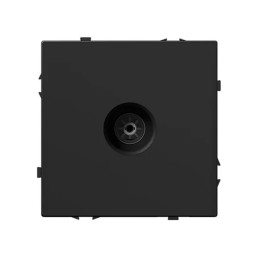 Prise TV coaxiale femelle – Noir