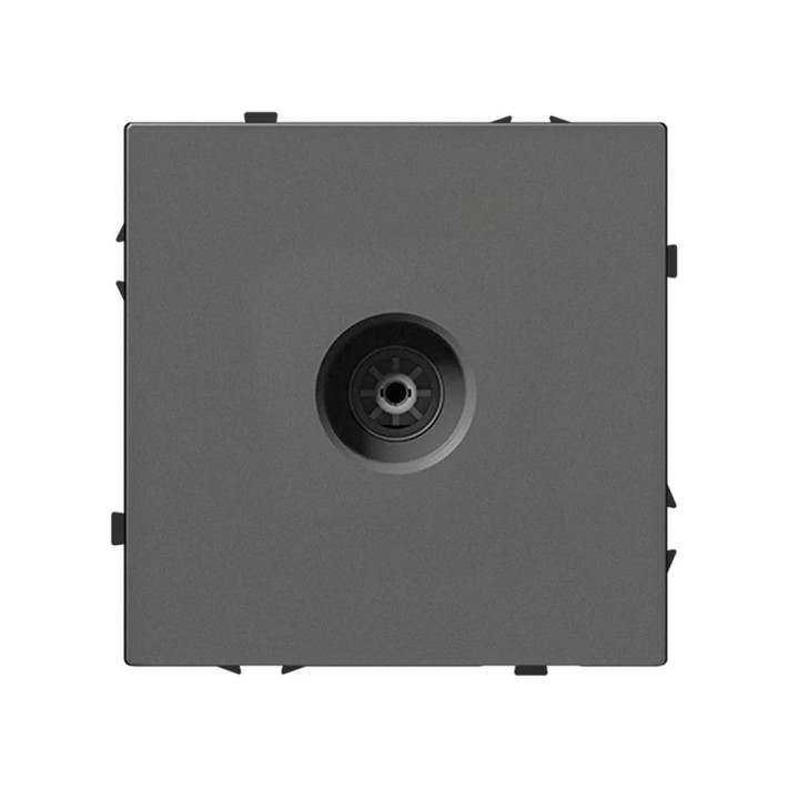 Prise TV coaxiale femelle – Gris