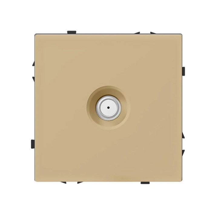 Prise TV satellite (SAT) – Connecteur F – Doré
