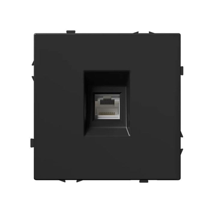 Prise RJ45 Ethernet – Catégorie 6 – Noir
