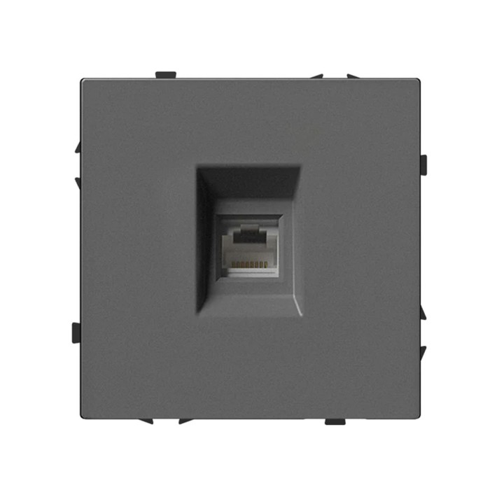 Prise RJ45 Ethernet – Catégorie 6 – Gris