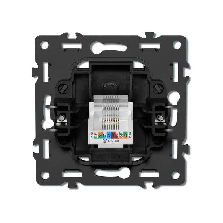 Prise RJ45 Ethernet – Catégorie 6 – Doré