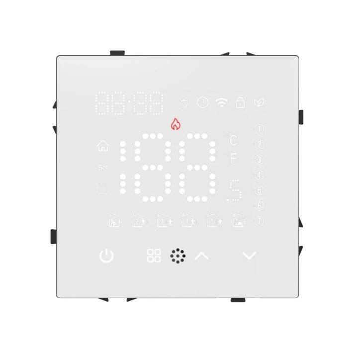 Thermostat connecté WiFi – Chauffage hydraulique – Blanc