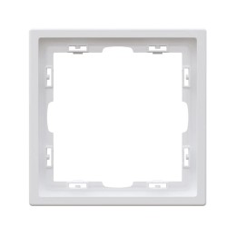Plaque de finition 1 poste – Gamme One – Blanc