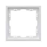 Plaque de finition 1 poste – Gamme One – Blanc