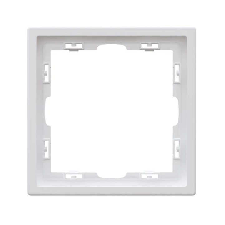 Plaque de finition 1 poste – Gamme One – Blanc