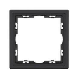 Plaque de finition 1 poste – Gamme One – Noir