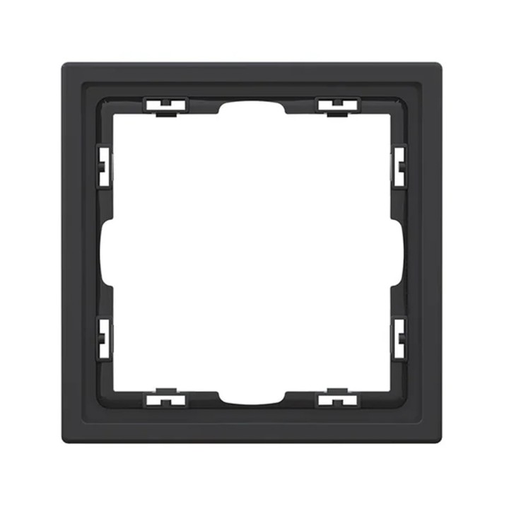 Plaque de finition 1 poste – Gamme One – Noir