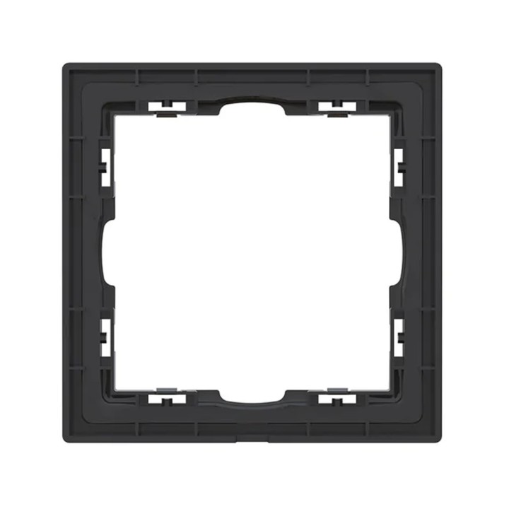 Plaque de finition 1 poste – Gamme One – Noir