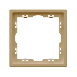 Plaque de finition 1 poste – Gamme One – Doré