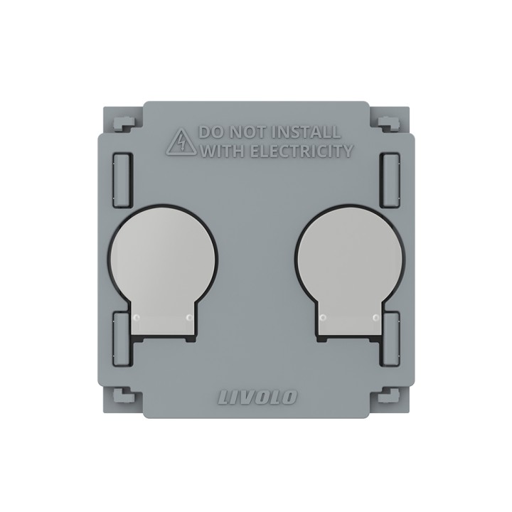 Mécanisme interrupteur tactile simple allumage 2 circuits – Sans neutre