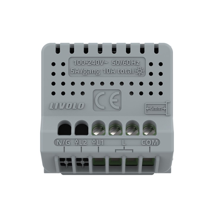 Mécanisme interrupteur tactile va-et-vient 1 bouton
