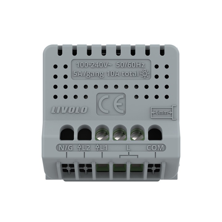 Mécanisme interrupteur tactile poussoir 1 Bouton – Sans neutre