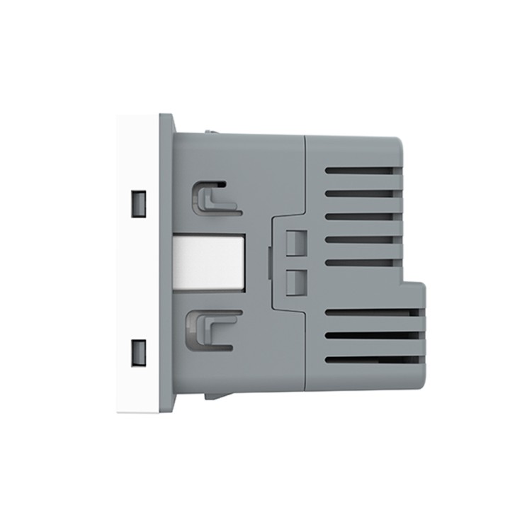 Mécanisme prise de courant 16A avec chargeur USB-C Type Europe – Blanc