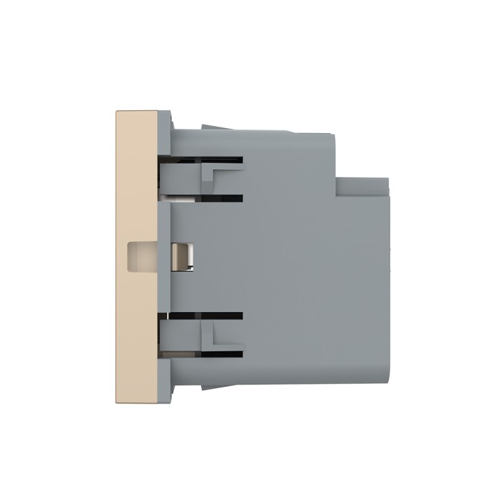 Mécanisme chargeur mural USB-A + USB-C – Charge rapide 36W - Doré