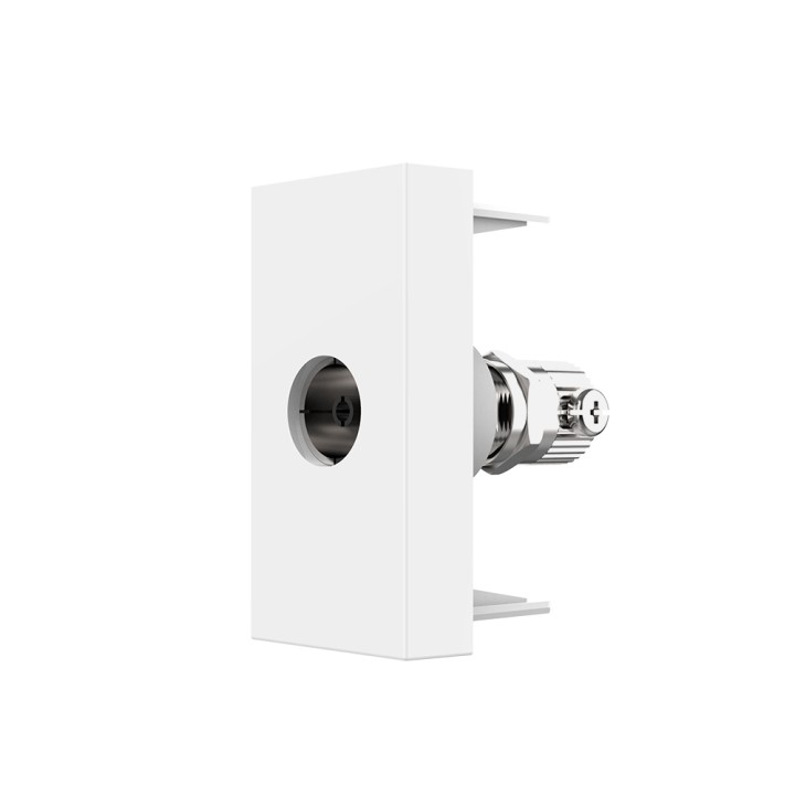 Mécanisme prise TV coaxiale femelle- Doré