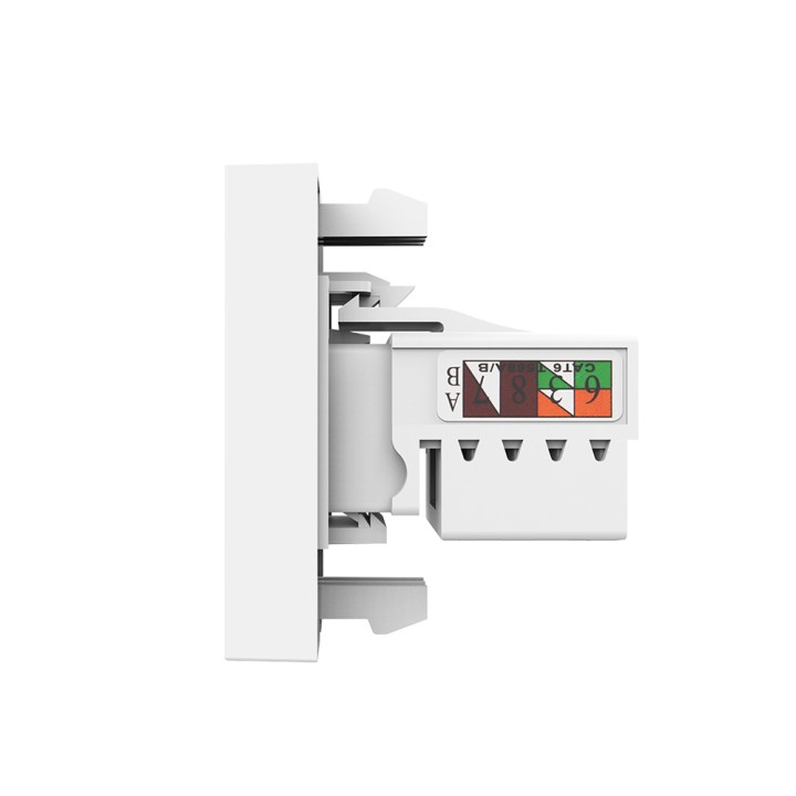 Mécanisme prise réseau RJ45 Cat.6 - Blanc