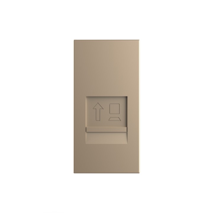 Mécanisme prise réseau RJ45 Cat.6 - Doré