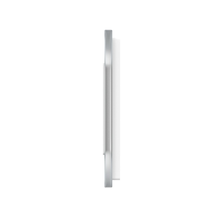 Plaque de finition en verre 1 poste – Blanc Mat – Série SR