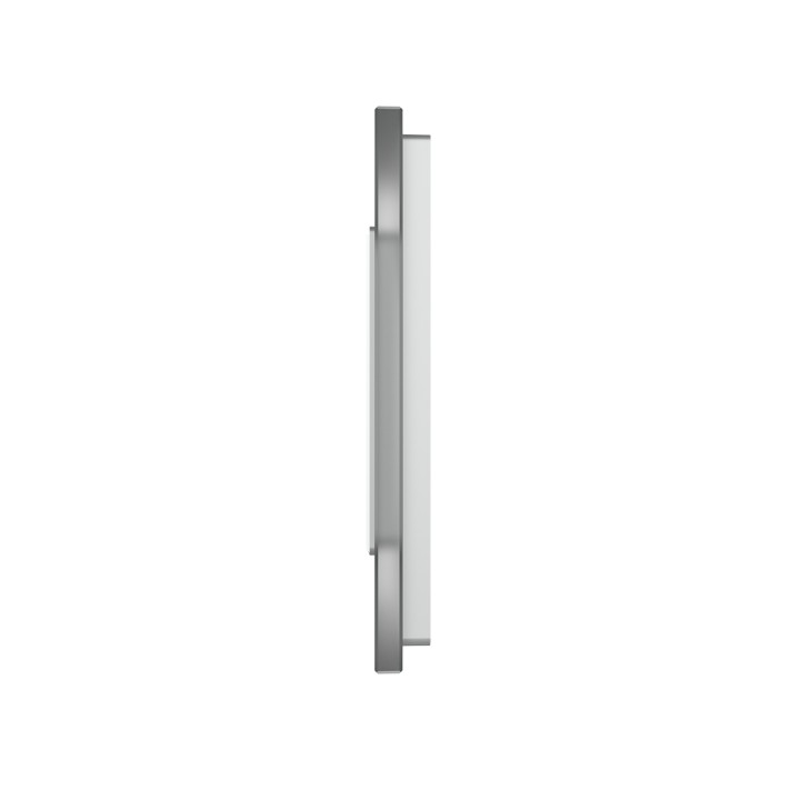 Plaque de finition en verre 1 poste – Gris Mat – Série SR