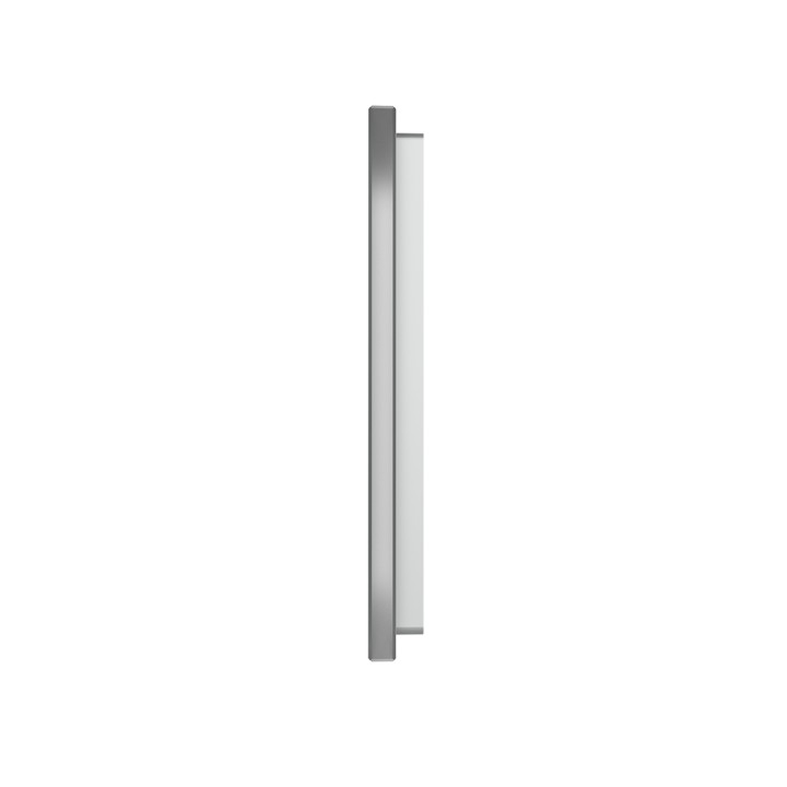 Plaque de finition en verre tactile 1 Bouton – Gris Mat