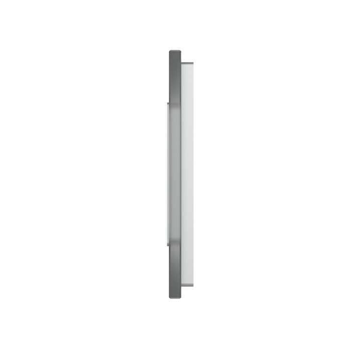 Plaque de finition en verre 2 postes – Gris Mat