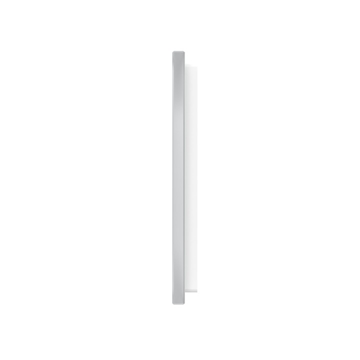Plaque Double de finition en verre trempé – Blanc Mat