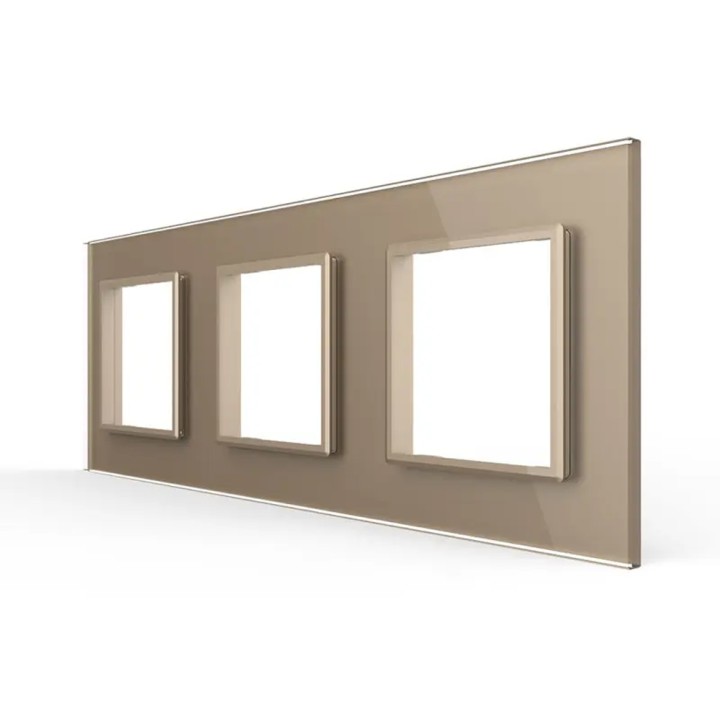 Plaque de finition en verre triple SR – Doré Brillant