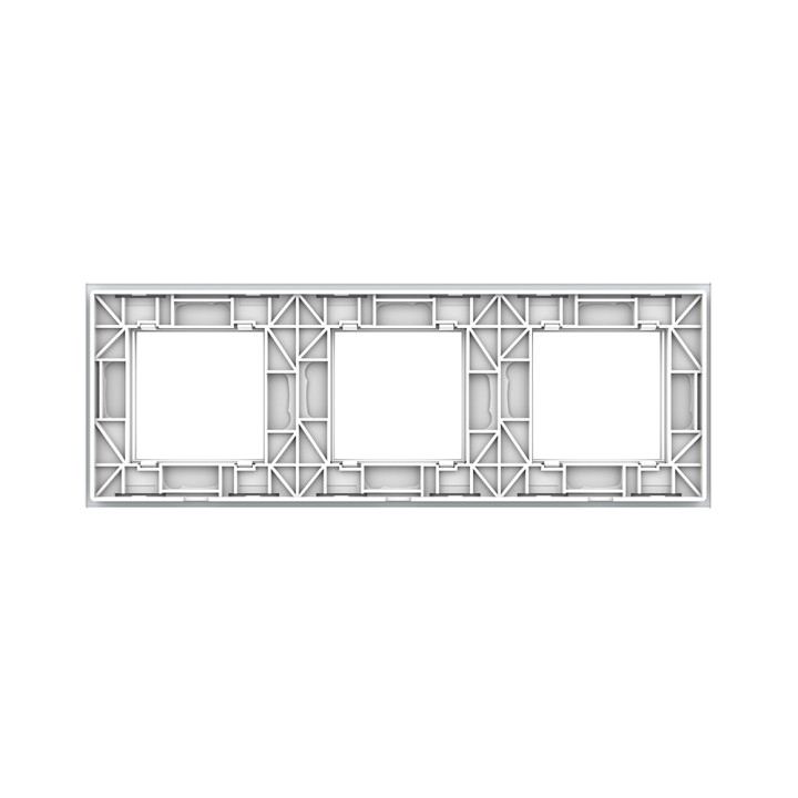 Plaque de finition en verre triple SR – Blanc Mat