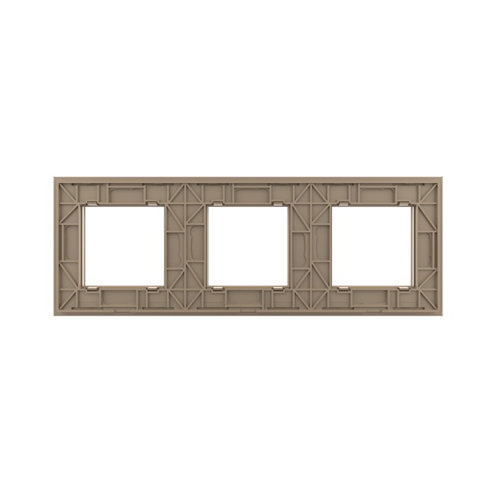 Plaque de finition en verre triple SR – Doré Mat