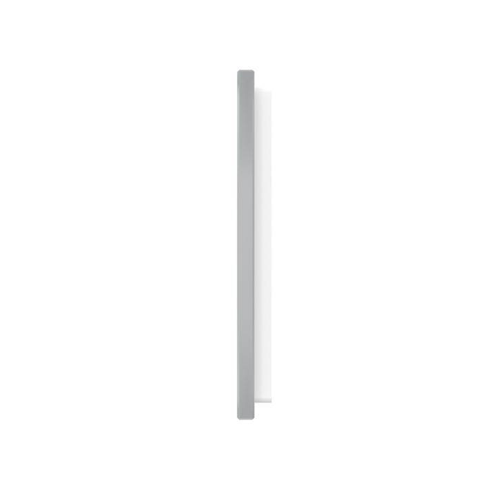 Triple Plaque de finition en verre tactile 3 circuits – Blanc Mat