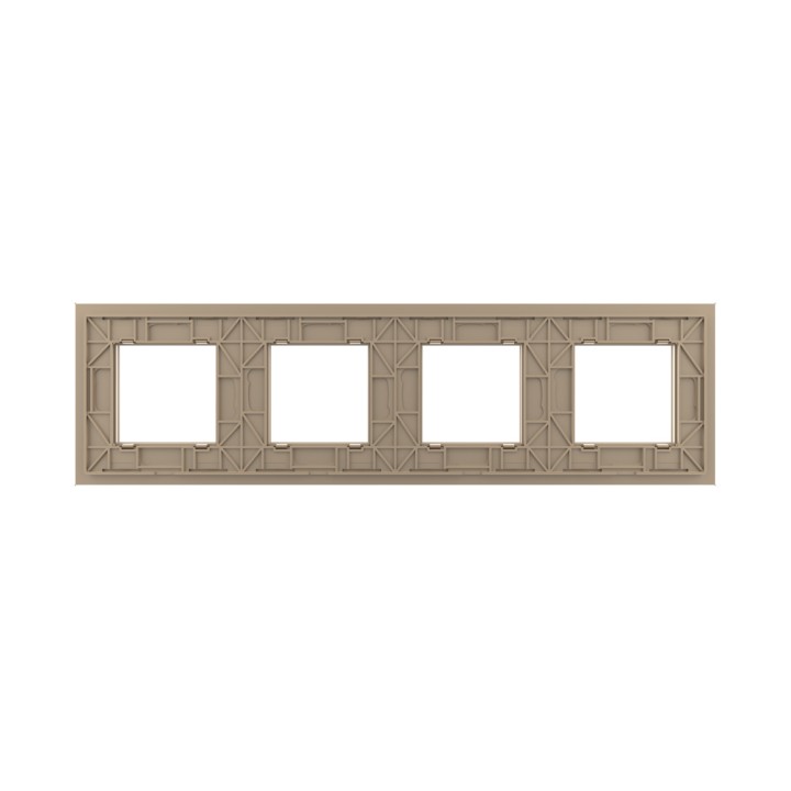 Plaque de finition en verre quadruple SR – Doré Brillant