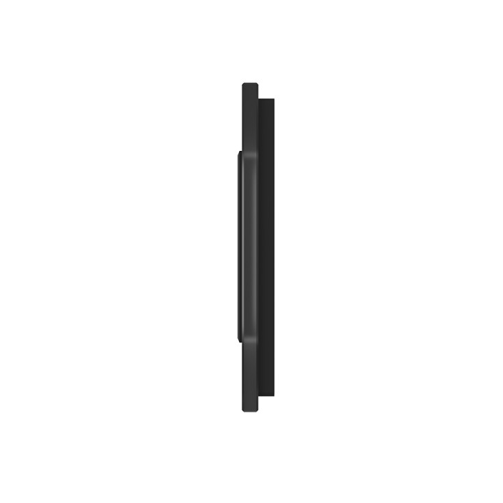 Plaque de finition en verre quadruple SR – Noir Mat