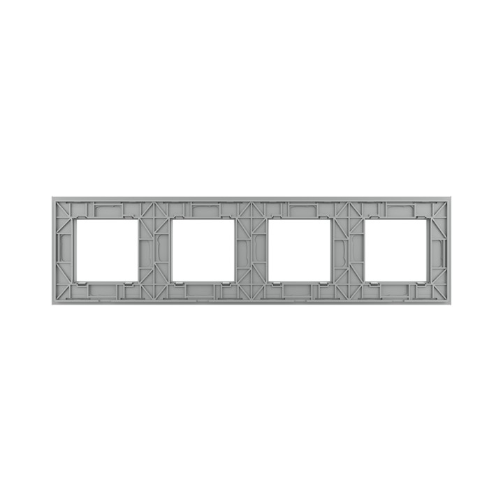 Plaque de finition en verre quadruple SR – Gris Mat